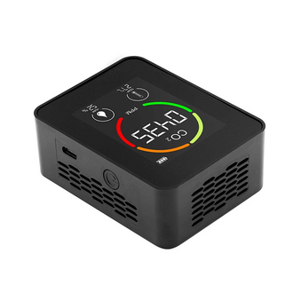 AEK-Tech CO2 Dedektörü Taşınabilir 400-6000ppm Ev Ofis Sera Hava Kalitesi Ölçüm Cihazı Şarjlı - Thumbnail