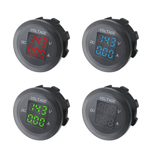 AEK-Tech DC12V/24V Dijital Voltmetre Ampermetre