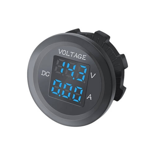 AEK-Tech DC12V/24V Dijital Voltmetre Ampermetre - 1