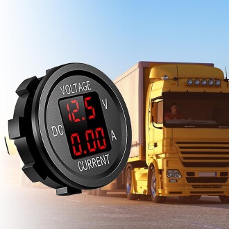 AEK-Tech DC12V/24V Dijital Voltmetre Ampermetre - 7