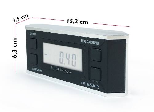 AEK-Tech Dijital Aydınlatmalı Eğim Ölçer - 3