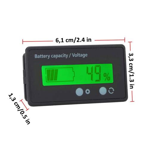 AEK-Tech Dijital Işıklı Pil Test Cihazı - 3