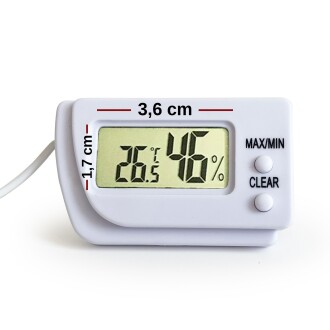 AEK-Tech Dijital Min-Max Prob Termometre Nem Ölçer Beyaz - 4
