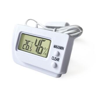 AEK-Tech Dijital Min-Max Prob Termometre Nem Ölçer Beyaz - 5