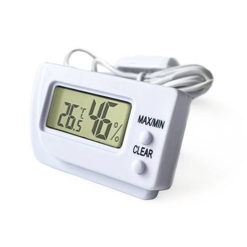 AEK-Tech Dijital Min-Max Prob Termometre Nem Ölçer Beyaz - 5