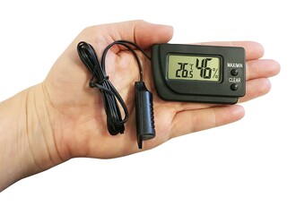 AEK-Tech Dijital Min-Max Prob Termometre Nem Ölçer - Thumbnail