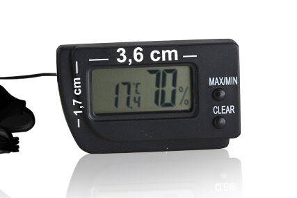 AEK-Tech Dijital Min-Max Prob Termometre Nem Ölçer - 5