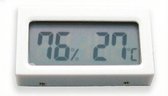 AEK-Tech Digital Mini Room Thermometer Hygrometer White