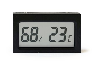 AEK-Tech Digital Mini Room Thermometer Hygrometer Black 