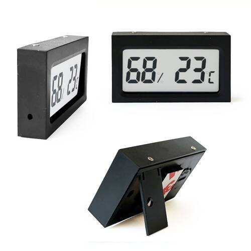 AEK-Tech Dijital Nem Ölçer Termometre (siyah)