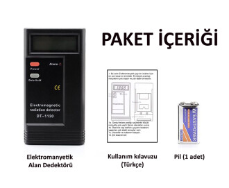 AEK-Tech Elektromanyetik Alan Radyasyon Ölçer Dedektör - 8