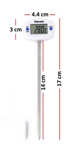 AEK-Tech Hidrometre, 250ml Mezür ve TA-288 Termometre Seti - 4