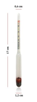 AEK-Tech Kısa Form Alkolmetre ve 100ml Mezür Seti - 4