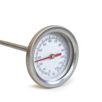 AEK-Tech Kompost Toprak Termometresi 50cm Uzun Prob Gri - 3