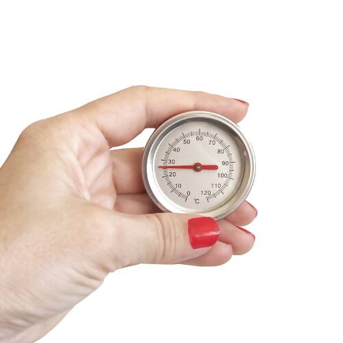 AEK-Tech Kompost Toprak Termometresi 50cm Uzun Prob Gri - 4