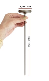 AEK-Tech Kompost Toprak Termometresi 50cm Uzun Prob - 4