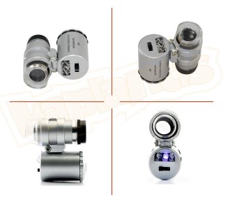 AEK-Tech Ledli Mini Büyüteç 60X - 3