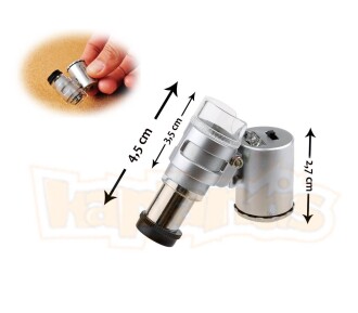 AEK-Tech Ledli Mini Büyüteç 60X - 7