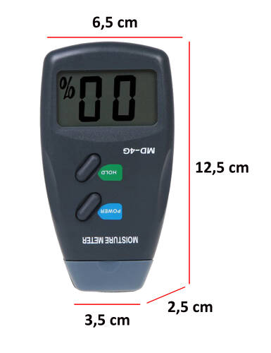 AEK-Tech MD4G 4 Çivili Ahşap Kereste Nem Ölçer - 5