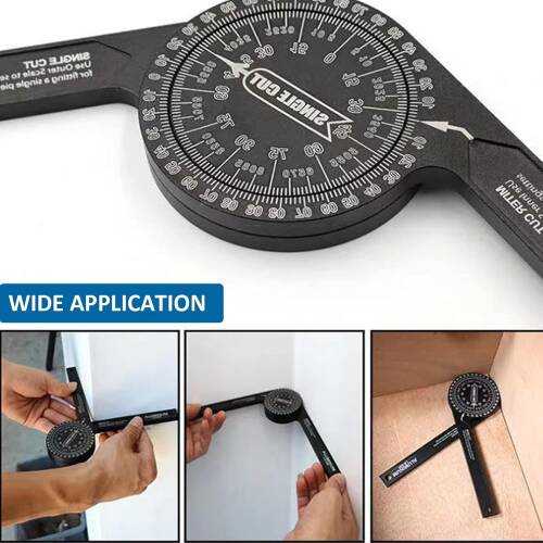 AEK-Tech Mekanik Hassas Açı Ölçer İletki - 8