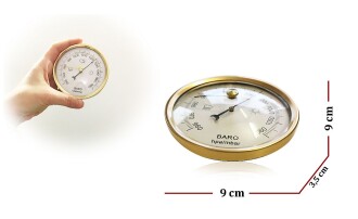 AEK-Tech Mekanik İbreli Barometre 9cm - 4