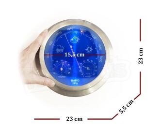 AEK-Tech Mekanik İbreli Barometre Büyük 23cm - 7
