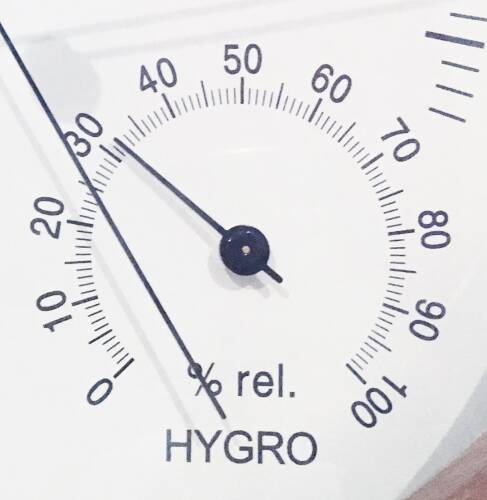 AEK-Tech Mekanik İbreli Barometre Metal Gövde Büyük Beyaz - 8