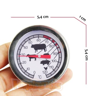 AEK-Tech Mekanik Saplamalı Paslanmaz Gıda Termometresi - 3