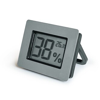 AEK-Tech Metal Çerçeve Dijital Higrometre Termometre Nem Ölçer Humidor Puro Kutusu - 2