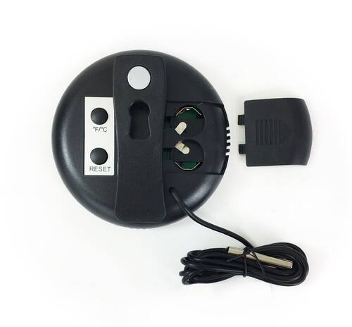 AEK-Tech Min Max Dijital Buzdolabı Termometresi Siyah