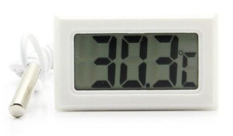 AEK-Tech Digital Mini Probe Thermometer White 