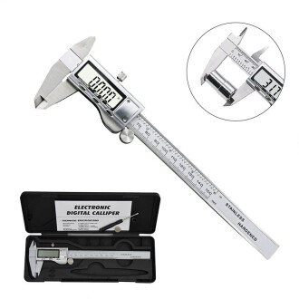 AEK-Tech Paslanmaz Çelik Dijital Kumpas 150mm - 6