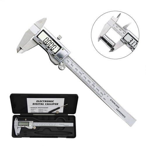 AEK-Tech Paslanmaz Çelik Dijital Kumpas 150mm - 6