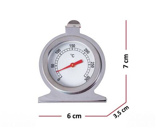 AEK-Tech Paslanmaz Çelik Fırın Termometresi Fırın İçi Kullanım - 7