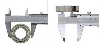 AEK-Tech Paslanmaz Çelik Mekanik Kumpas Mikrometre - Thumbnail
