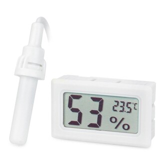 AEK-Tech - AEK-Tech Prob Kuluçka Nem Ölçer Termometre (beyaz)