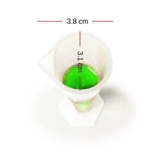 AEK-Tech Termometreli 3’lü Alkolmetre ve 100 ml Plastik Mezür Seti - 5