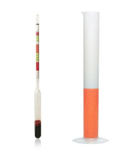 AEK-Tech Üçlü Ölçek Hidrometre ve 250ml Mezür Seti - 1