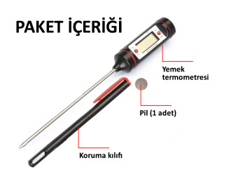 AEK-Tech WT-1 Dijital Saplamalı Yemek Termometresi - 6