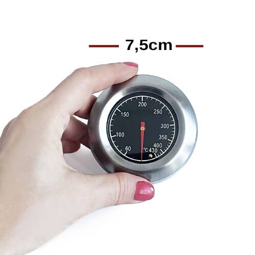 AEK-Tech Yüksek Sıcalık Termometresi Barbekü Fırın 60-430 C - 4