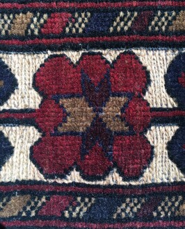 Afgan Berceste Sumak Kilim Üzerine Kabartma El Dokuması  Yün Halı 128x188 - 6