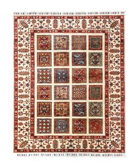 El Sanatları - Afgan Binbirgece El Dokuması Yün Halı 147x206