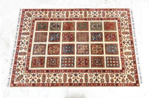 Afgan Binbirgece El Dokuması  Yün Halı 147x206 - 4