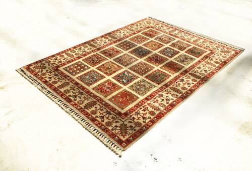 Afgan Binbirgece El Dokuması  Yün Halı 147x206 - 5