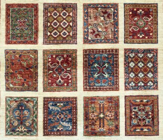 Afgan Binbirgece El Dokuması  Yün Halı 147x206 - 7