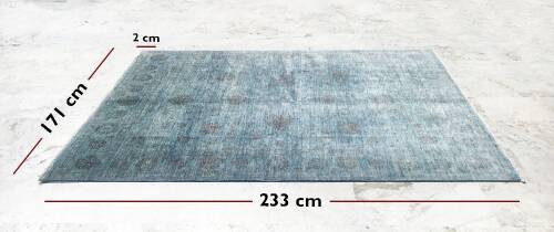 Afgan Kendinden Desenli Hürrem Kamgar Yünü El Dokuma Halı 171 x 233 - 3