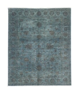 Afghan Hurrem Hidden Pattern Handwoven Carpet Kamgar Wool 171x233 (5.6' x 7.6')