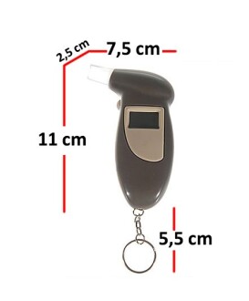 Diwu Alkolmetre Dijital Alkol Ölçüm Cihazı Nefesten Alkol Ölçümü - 3