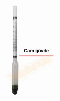 Alla Alkolmetre Tralles 0-100 20C 170mm - 2