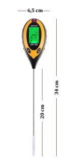 AMTAST 4 Parametre Toprak PH Nem Isı Işık Ölçer - 7